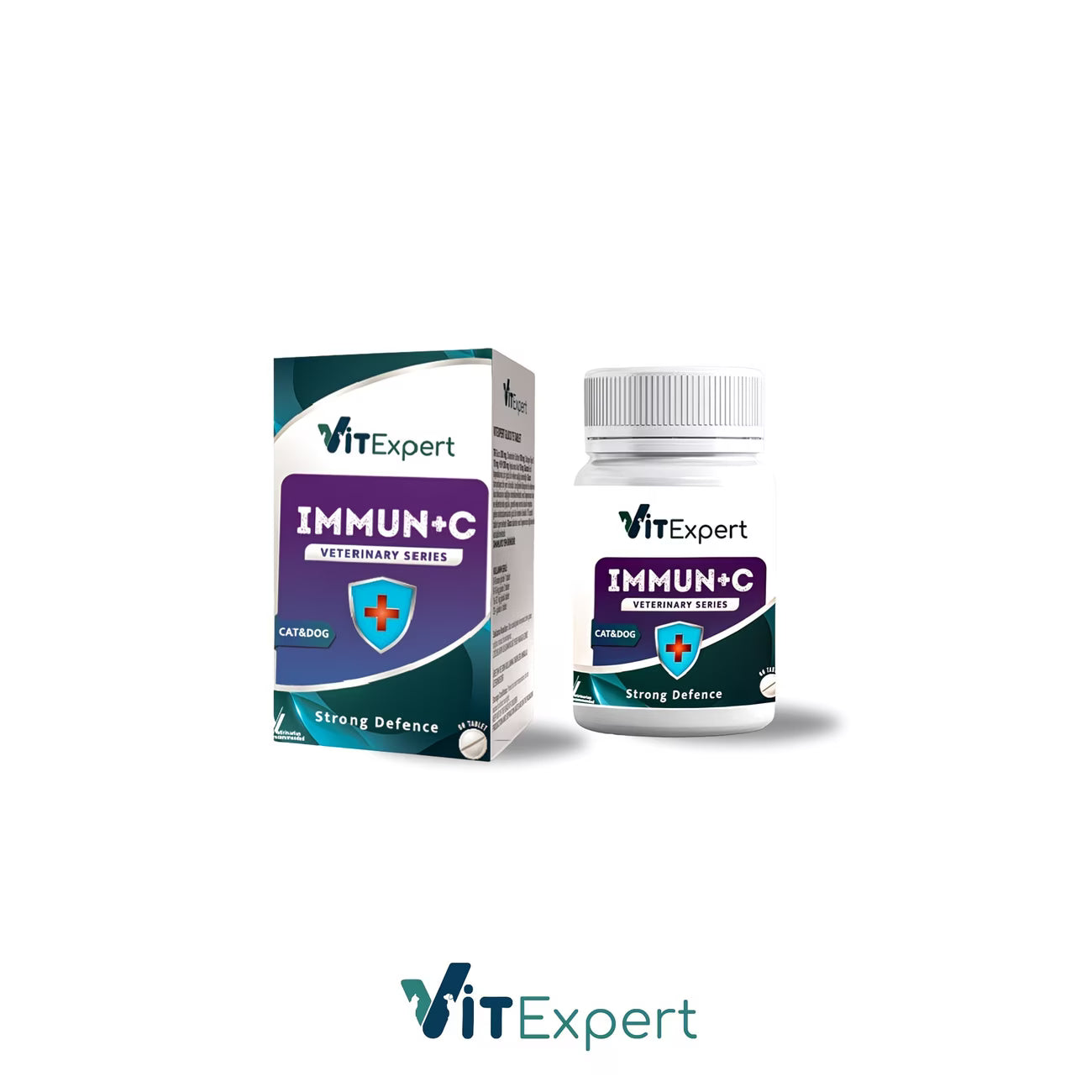 Immun C Strong Defence Kedi & Köpek Bağışıklık Sistemi Destekleyici Güçlendirici C Vitamini Tablet