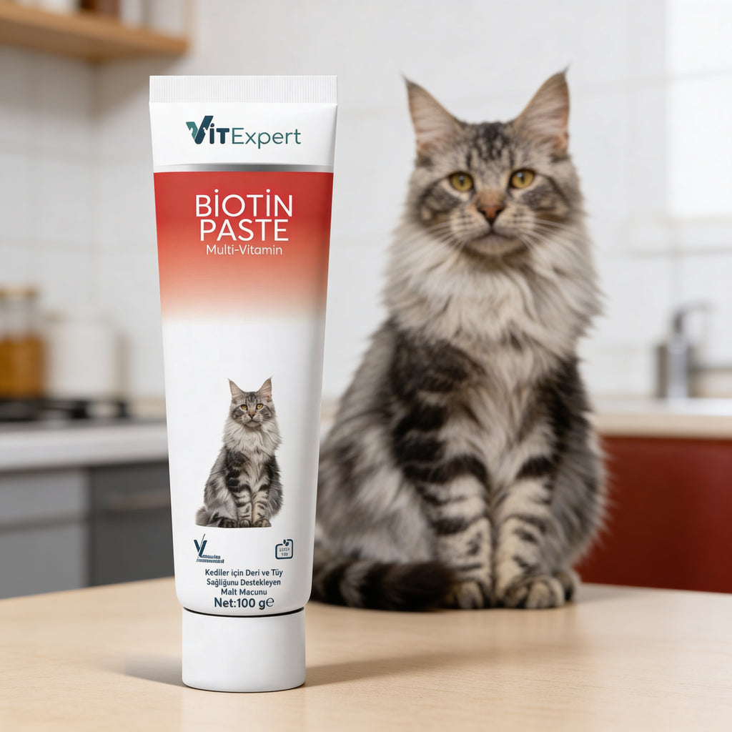 Biotin Kedi Malt Macunu
