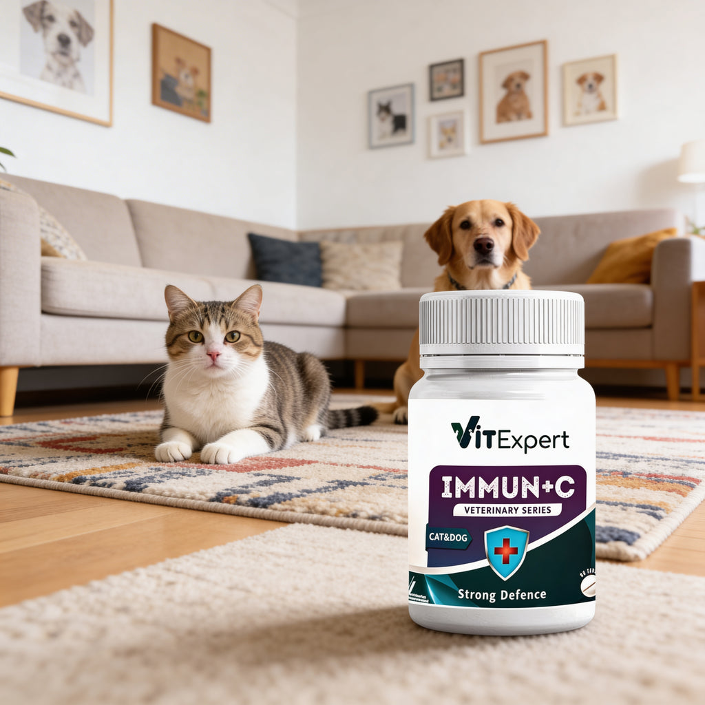 Immun C Strong Defence Kedi & Köpek Bağışıklık Sistemi Destekleyici Güçlendirici C Vitamini Tablet